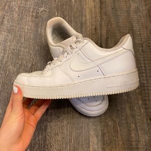 White Air Force ones